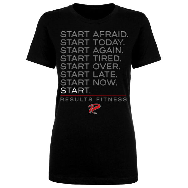 JUST START - WOMEN'S FITTED T-SHIRT Thumbnail
