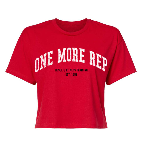 ONE MORE REP - WOMEN'S CROP T-SHIRT Thumbnail