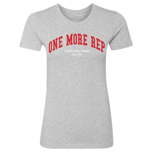 ONE MORE REP - WOMEN'S FITTED T-SHIRT Thumbnail